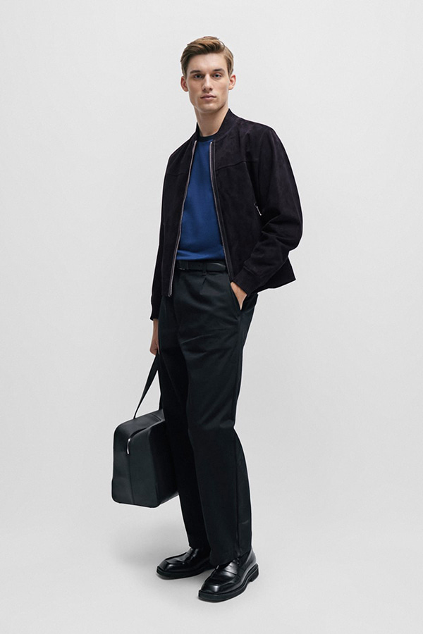 ΔΕΡΜΑΤΙΝΟ BOSS - 404 ΜΠΛΕ